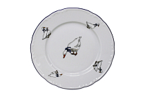 "Гуси" Тарелка десертная "Констанция" 17см
