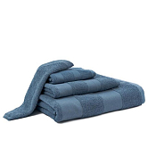 Полотенце махровое "Василиса "Конфетти" 70х130см, цв.синий/деним, пл.380