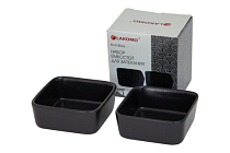 "Red&Black" Набор емкостей для запекания 2шт, 8,8см, цв.черный, в п.у.