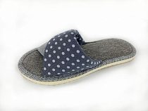 "Forio" Тапочки женские "Горох серый" размер 36