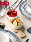 "Apollo" Набор салатников "Flake Blanco" на подставке 2шт. 25х10х4,6см