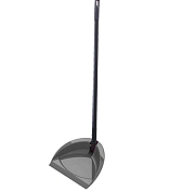 Совок "Классика" с высокой ручкой 6х24х87-110см, цв.серый