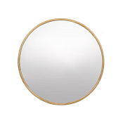 Зеркало настенное "WOOD" круг., 60см, цв.светло-коричневый