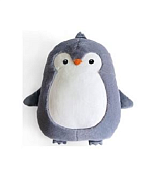 Игрушка мягк. "Плюшка Пингвин" 43х44см, цв.серый