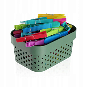 "CURVER" Корзина для хранения "Infinity" перфорированная 1,4л, 12,5х8,3см, цв.зеленый
