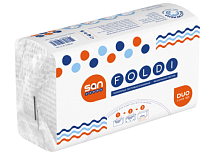 Полотенца бумажные двухслойные "Санпремо Фолди" 150шт.