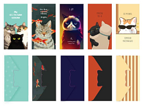 Конверт для денег "Cats"