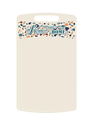 "Bergamo" Доска разделочная "Терраццо" 33,5x22см цв.светло-бежевый