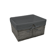 Корзина плетеная "Paper" 21х16х12см, цв.серый