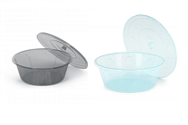 Таз круглый с крышкой "Хозяюшка" 6л, d=32см, цв. в ассорт.