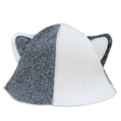 Шапка для сауны "Кошка"