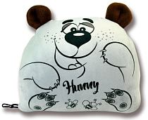 Подушка туристическая "Медведь" 28х25см