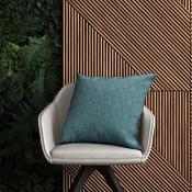 "Рогожка" Наволочка декоративная 40х40см, цв.топаз