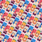 Упаковочная бумага "Аниме" 100х70см