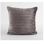 Подушка декоративная "Линии" 40х40см, цв.коричневый