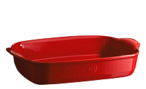 Форма для запекания прямоугольная 42х27см цв.гранат