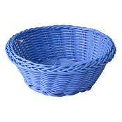 Корзина для хранения круглая 16х5см, цв.лавандовый