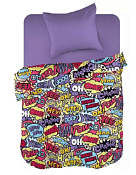 "Wenge" Комплект постельного белья "Crach" 1,5сп, 70х70см, перкаль