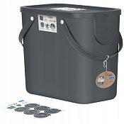 ALBULA Ведро для раздельного сбора мусора 6л, цв.черный