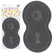 Коврик под миску "Рыбка" 45х26см