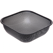 Дуршлаг 22х22см, цв.черный
