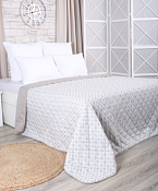 "Melissa" Покрывало "Витраж" 200х220см, цв.серо-бежевый