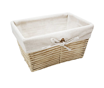 Корзина плетеная "Paper" 26х17х14см, цв.бежевый