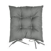 Подушка на стул "Бостон" 40х40см цв.серый