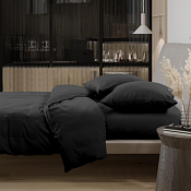 "Wenge" Комплект постельного белья "Charcoal" семейный, 50х70см, перкаль