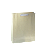 Пакет бумажный "Кайман" белый 25х18х8см