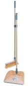 MILEY "Naturals" Набор: щетка для пола с совком складным 73-25,5х7,3см, цв.бежевый