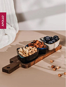 "Apollo" Breeze" Менажница на подставке 90мл, 3 секции