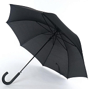 "DripDrop" Зонт мужской, трость, автомат, цв.черный