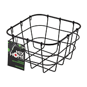 Корзина металлическая 15х15х9см, цв.черный