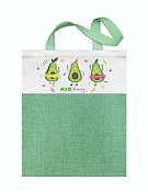 Сумка текстильная "Авокадо" 34х44