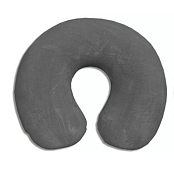 Подушка туристическая "Плюш" 33х35см, цв.серый