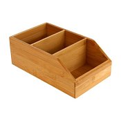 Бокс для хранения специй (бамбук), 25,5х15х9см