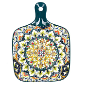 "Arabesque" Green" Блюдо с ручкой 23х14,5см