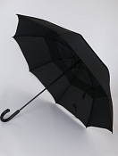 "Kobold" Зонт мужской с защитой от солнца,трость, механика, цв.черный
