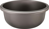 Таз круглый "Rock'n'Roll" 6,5л, d=30,5см, цв.антрацит