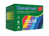 "Clean&Fresh" Порошок суперконцентрат для стирки цветного белья 900г