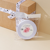 Декоративная лента "Love" 2смх22,5м, цв.белый