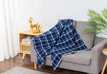 "Волшебная ночь" Плед 148х200см, цв.синий, флис