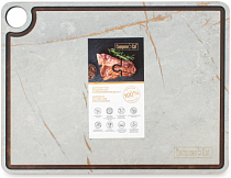 "COMPOSE EAT" ProFashion" Доска разделочная с желобом 32х24см, цв. мраморный Грейс