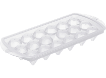 DIAMONO Форма для льда 23,6х12,2х3,5см 18 ячеек, цв.прозрачный