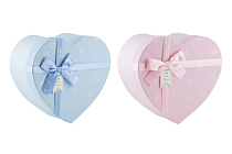 Коробка подарочная "Heart" 22.2х19.5х9см, 2цв.