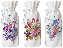 Мешочек подарочный "Букет" 31х13,5см