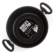 "Frying Pans Titan" Сотейник 28см с индукционным дном, h 8см, с 2мя ручками