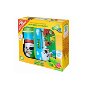 Набор "Ми-Ми-мишки": ланч-бокс 0,98л и бутылка 0,4л, цв.зеленый