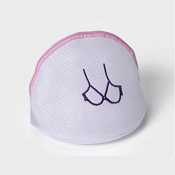 Мешок для стирки нижнего белья 18х18х17см, цв.белый